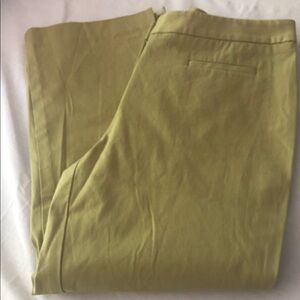 J. Jill Olive-Green Stretch Capris